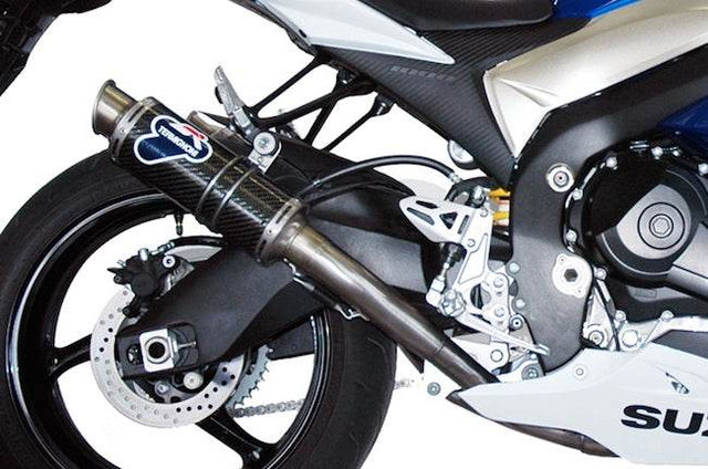 Termignoni Pair Carbon GP Style Silencers Suzuki GSXR1000 2009-11 - Motorcycle Performance Store