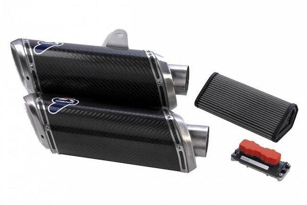 Termignoni Racing Carbon Silencer Kit Ducati Streetfighter S 2009 -11 - Motorcycle Performance Store