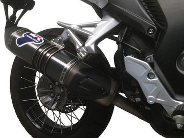 Termignoni Relevance Poppy Silencer HONDA VFR1200X Crosstourer 2013-18 - Motorcycle Performance Store