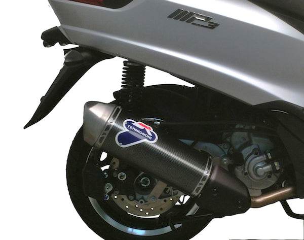 Termignoni Relevance Scooter Silencer - PIAGGIO BEVERLY 125 2009-16 - Motorcycle Performance Store