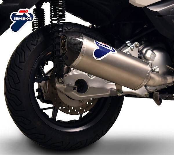 Termignoni Relevance Silencer - YAMAHA X-Max 250 2009-20 - Motorcycle Performance Store