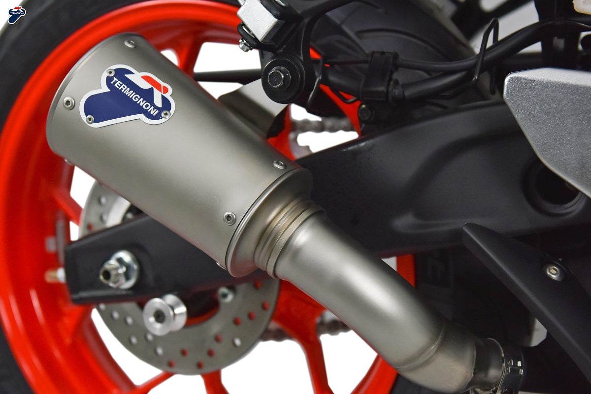 Termignoni Stainless Steel GP2R-R Silencer YAMAHA MT-03 2015-19 - Motorcycle Performance Store