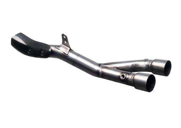 Termignoni Titanium De-Cat Pipe - Yamaha YZF1000 R1 2015-20 - Motorcycle Performance Store