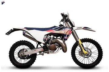 Termignoni Titanium Silencer - Husqvarna TE 125 2017-18 - Motorcycle Performance Store