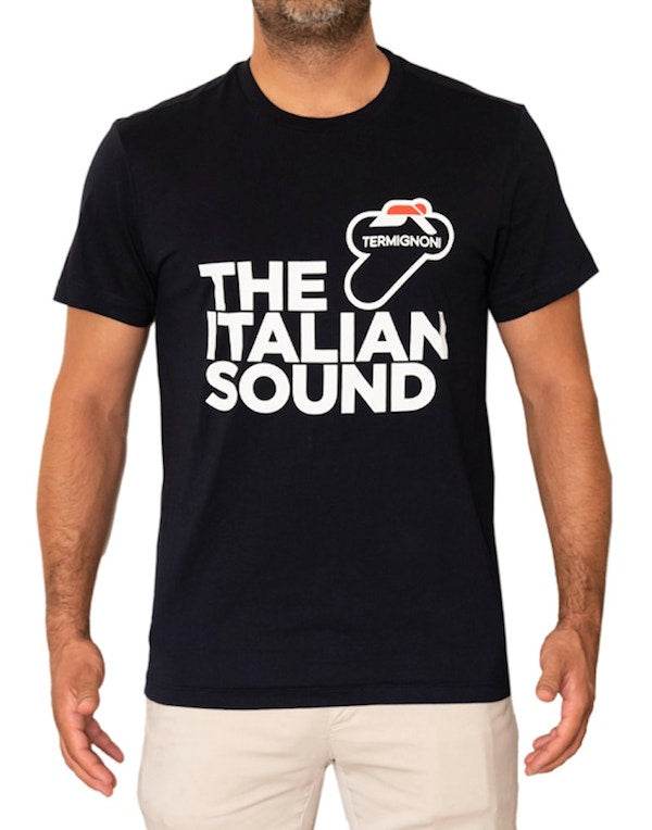 Termignoni &quot;Italian Sound&quot; Dark Blue T-Shirt - Motorcycle Performance Store