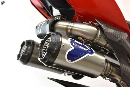Termignoni D200 Underseat Silencers for the Ducati Panigale V4