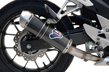 Termignoni Relevance Carbon Slip-on Silencer - HONDA CB500 F/X 2013-15 - Motorcycle Performance Store