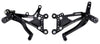 Valter Moto Black Adjustable Rearsets Yamaha R6 2003-05