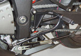 Valter Moto Black Fixed Rearsets Suzuki GSXR 600 2001-03 - Motorcycle Performance Store