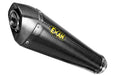 Exan Conico X-Black Exhaust Kawasaki ZX-6R 636 2013-16 - Motorcycle Performance Store 