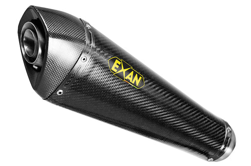 Exan Conico X-Black Exhaust Kawasaki ZX-6R 636 2013-16 - Motorcycle Performance Store 