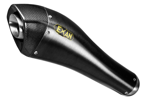 Exan X-Black Evo Exhaust Kawasaki ZX-6R 636 2013-16 - Motorcycle Performance Store 