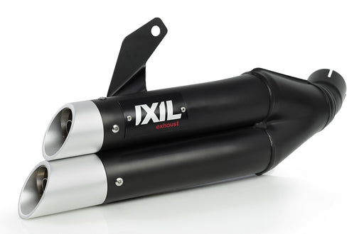 IXIL Hyperlow XL Black Dual Exit Silencer - Kawasaki Z900 2017-19 - Motorcycle Performance Store 