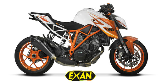 Exan X Black Evo silencer KTM SUPERDUKE 1290 R - 2017-19 - Motorcycle Performance Store 