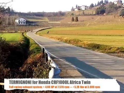 Termignoni Titanium Silencer Honda Africa Twin CRF1000L (Adventure) 2015-19